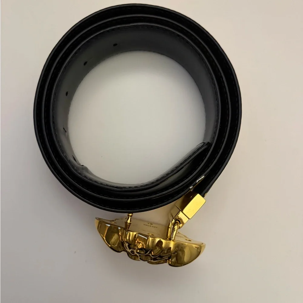 Versace La Medusa Reversible Leather Belt 'Black' - Picture 4 of 7